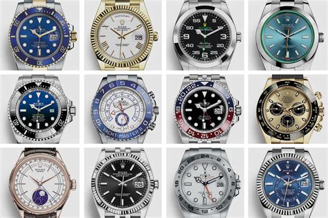 rolex list|rolex model list.